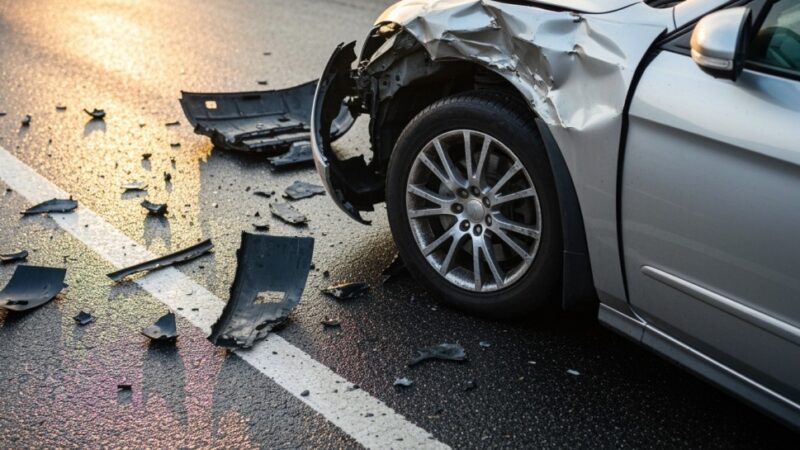 Pijany kierowca bez prawa jazdy spowodował groźną kolizję na S3