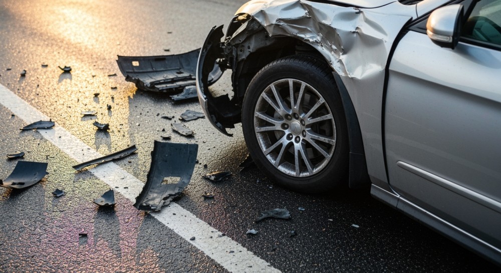 Pijany kierowca bez prawa jazdy spowodował groźną kolizję na S3