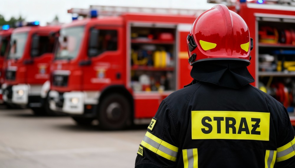 20-lecie służby st. ogn. Marcina Strózika w nowosolskiej straży pożarnej