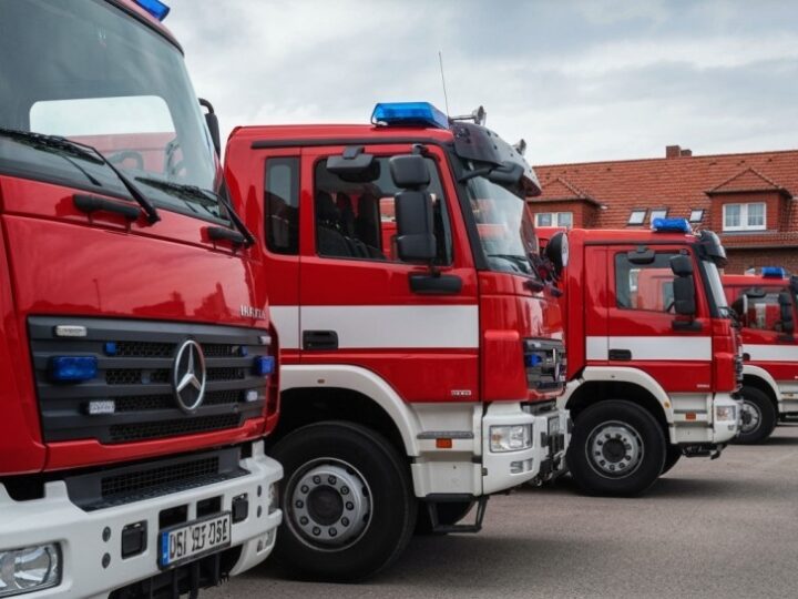 Otyń w nowym świetle: straż pożarna łączy tradycję z nowoczesnością