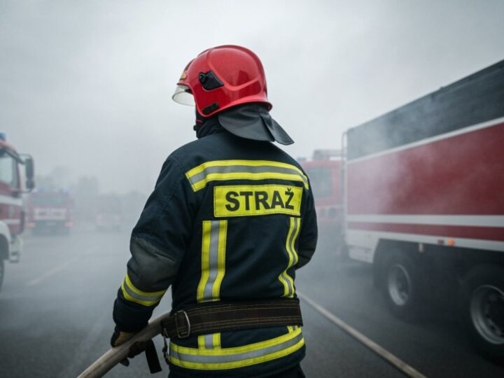 Pożar w Królikowicach: strażacy w akcji!