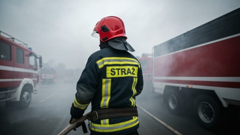 Pożar w Królikowicach: strażacy w akcji!