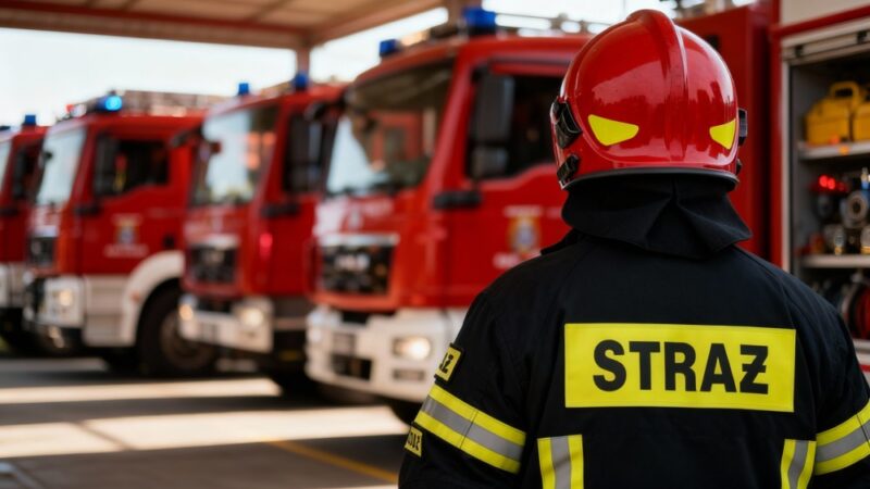 Szymon Woźniak nowym ratownikiem w straży pożarnej w Nowej Soli