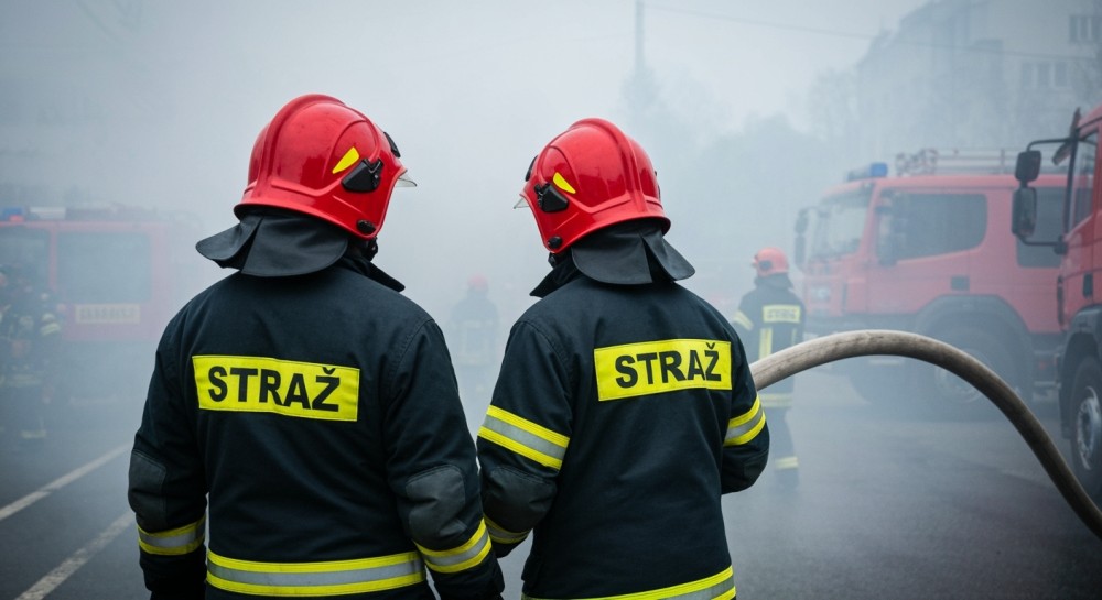 Pożar w Bytomiu Odrzańskim: Służby gaszą przypaloną potrawę