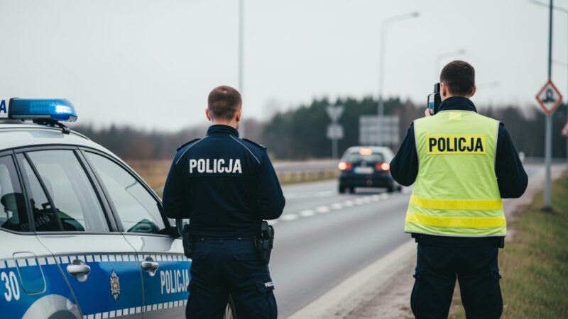 30-latek zatrzymany za przekroczenie prędkości o 70 km/h w terenie zabudowanym