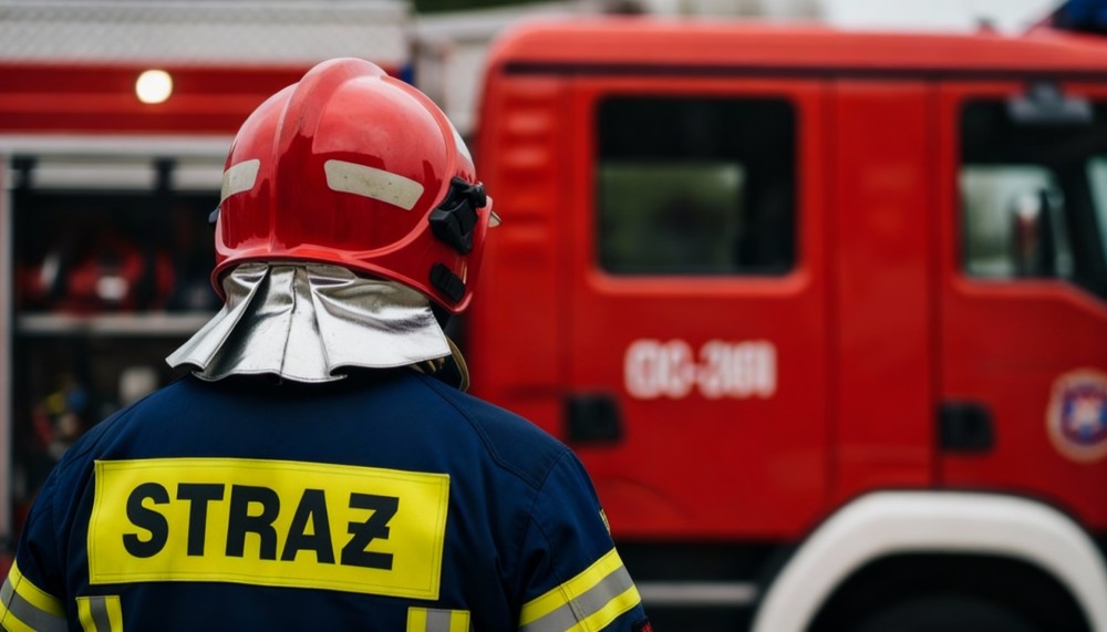 Młodzieżowa Drużyna Pożarnicza uczy się pierwszej pomocy od doświadczonych kolegów