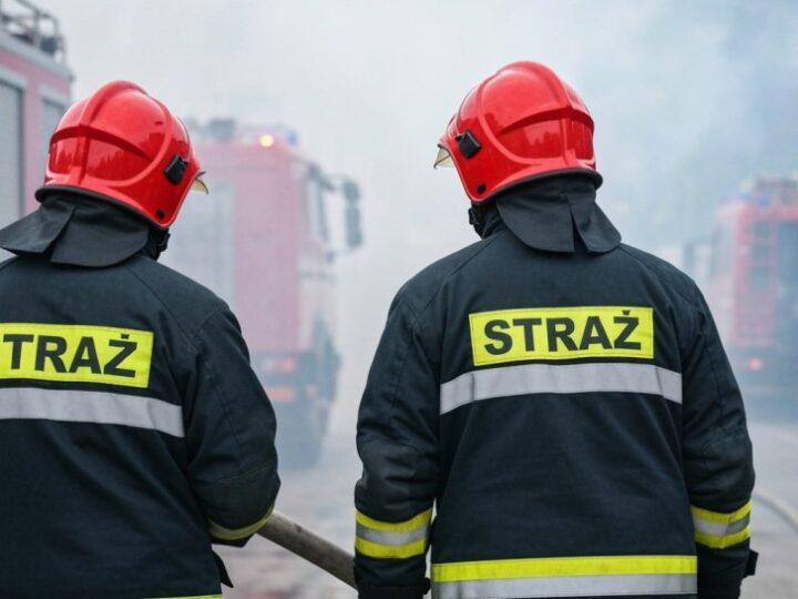 Pożar w Bytomiu Odrzańskim: strażacy w akcji