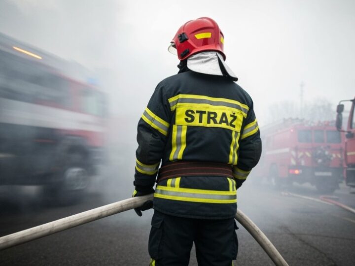 Pożar na Bytomskich Błoniach: Straż Pożarna w Akcji