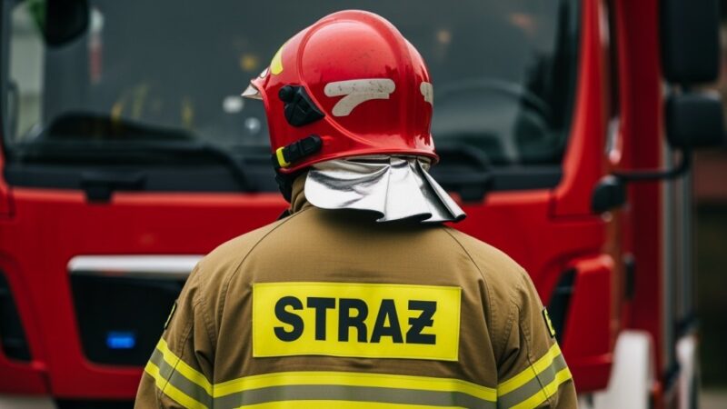 Interwencja straży pożarnej w Bytomiu Odrzańskim z powodu owadów błonkoskrzydłych