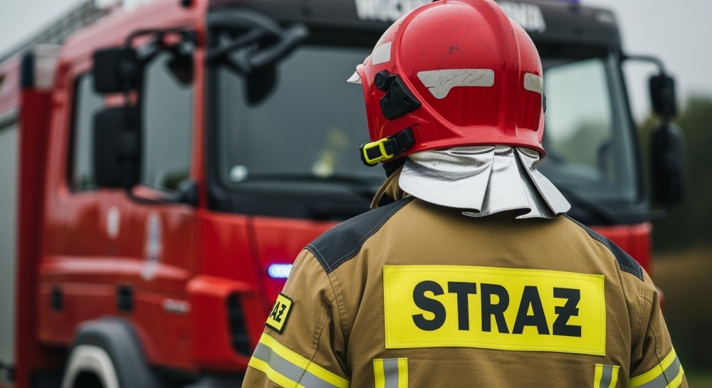 Drzewo przewrócone w Małaszowicach: akcja straży pożarnej