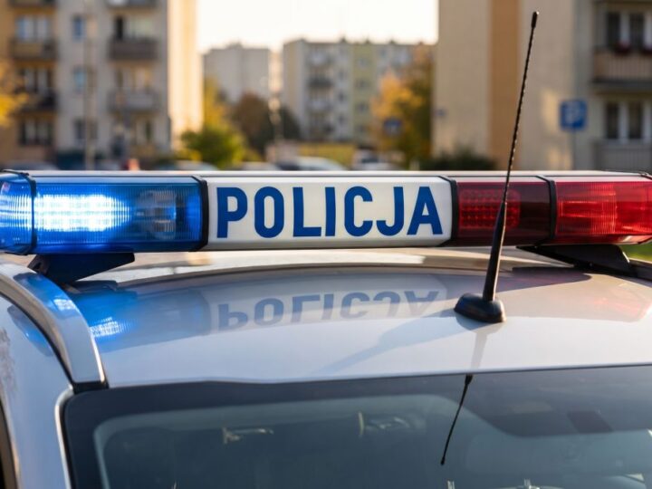 BMW wjechało na rondo – 23-latek ukarany mandatem za niebezpieczną jazdę
