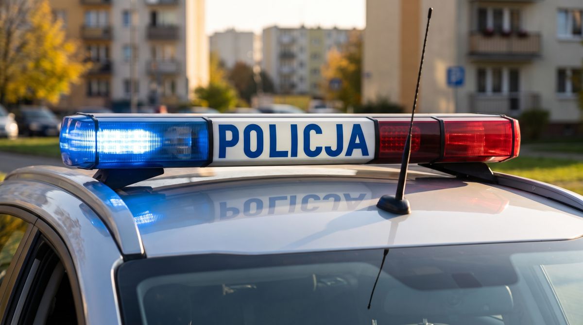 BMW wjechało na rondo – 23-latek ukarany mandatem za niebezpieczną jazdę