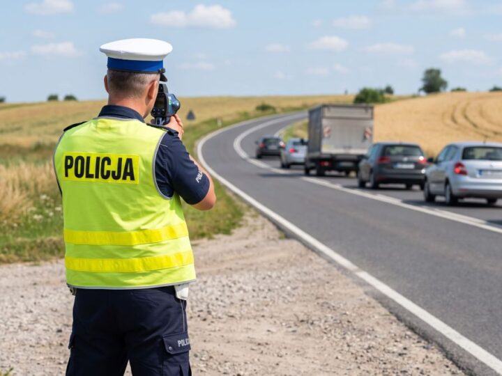 21-latek stracił prawo jazdy za szaleńczą prędkość o 80 km/h ponad limit