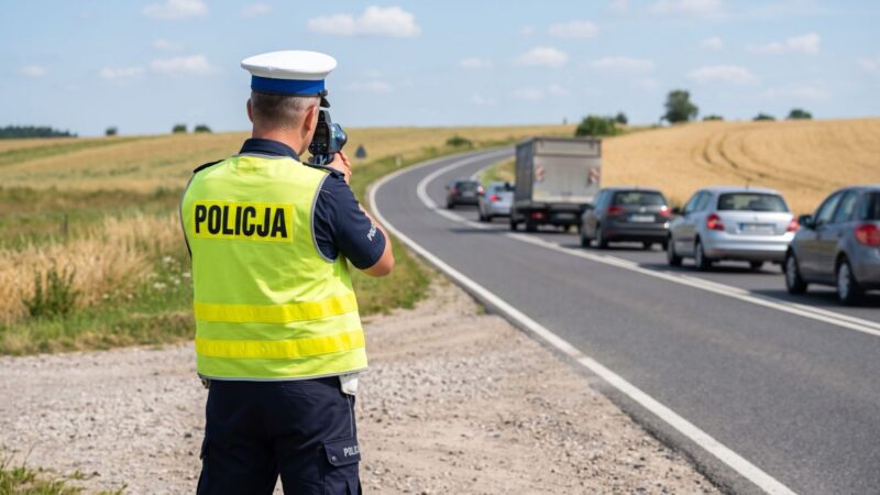 21-latek stracił prawo jazdy za szaleńczą prędkość o 80 km/h ponad limit