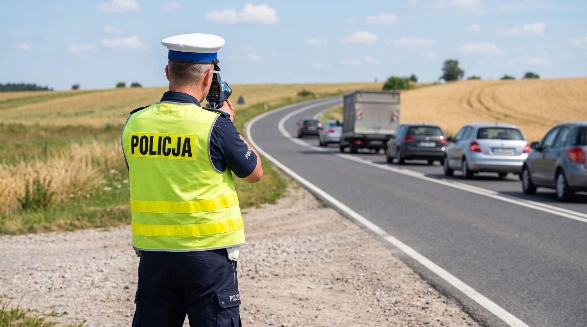 21-latek stracił prawo jazdy za szaleńczą prędkość o 80 km/h ponad limit